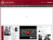 Tablet Screenshot of ignaciodelvalle.es